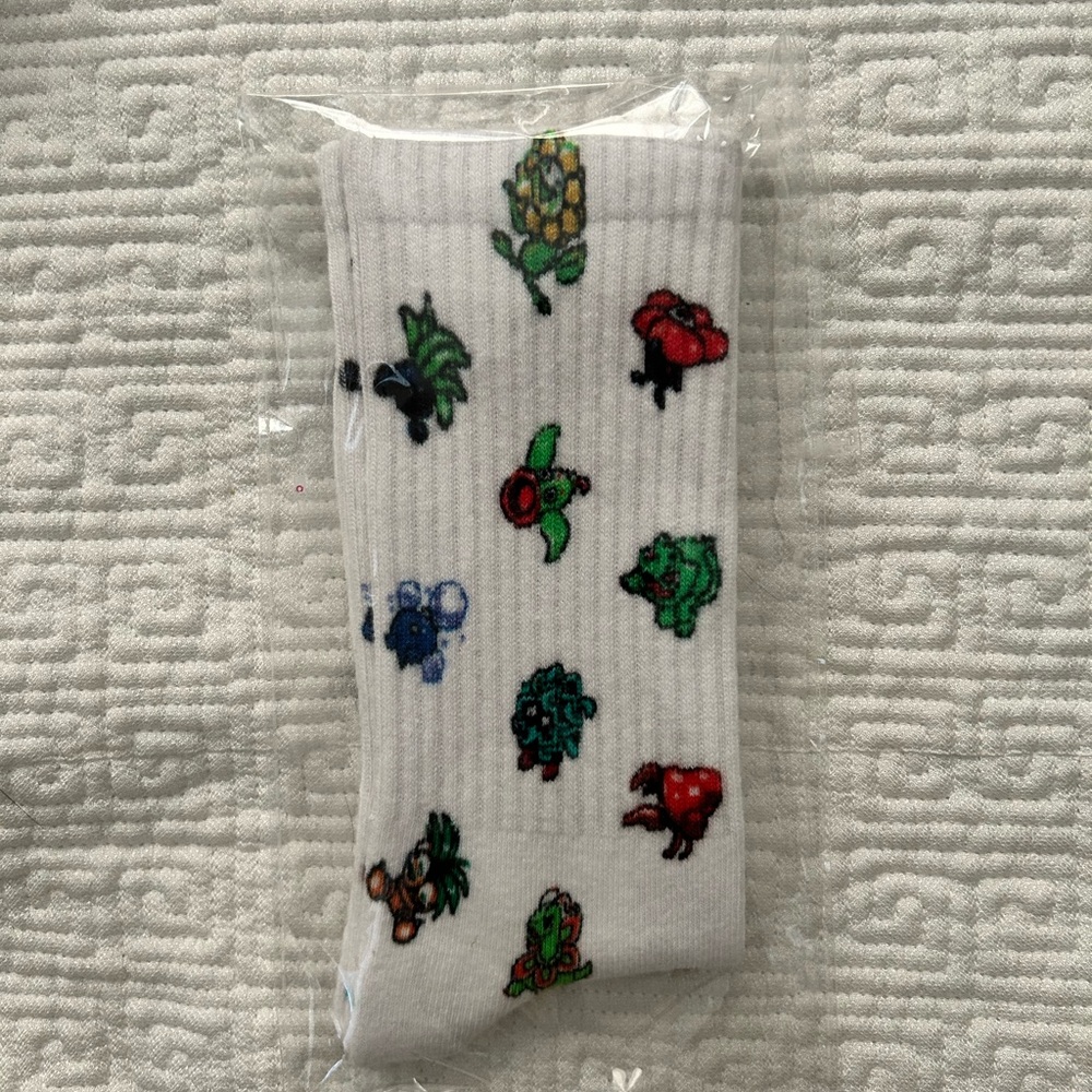 Grass Pokemon Custom Made Socks